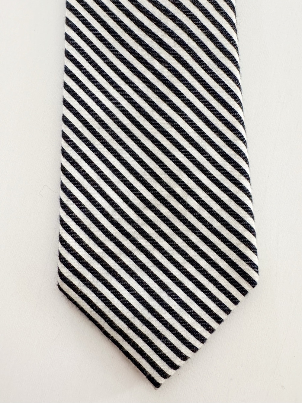 Gap Cotton Polyester Blend Striped Tie